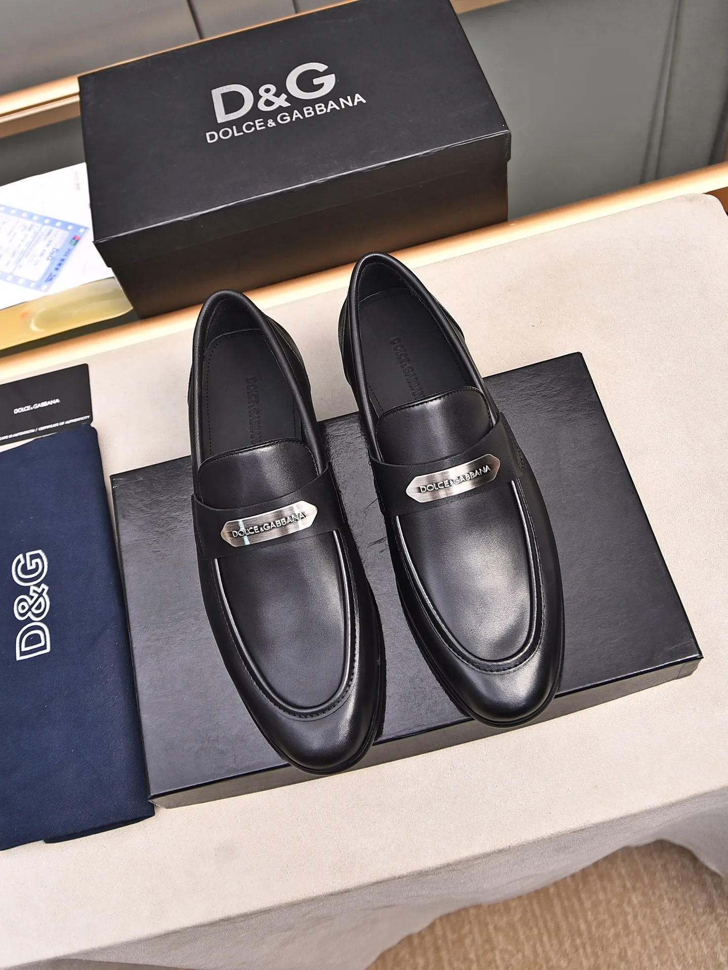 👍👍Men's shoes💰480 **Boutique recommendation**DG**The latest business formal leather shoes, official website synchronization, top version on the market, purely handmade. Fabric: imported calfskin with water-dyed cow lining 38, 39, 40, 41, 42, 43, 44 (customized at 45